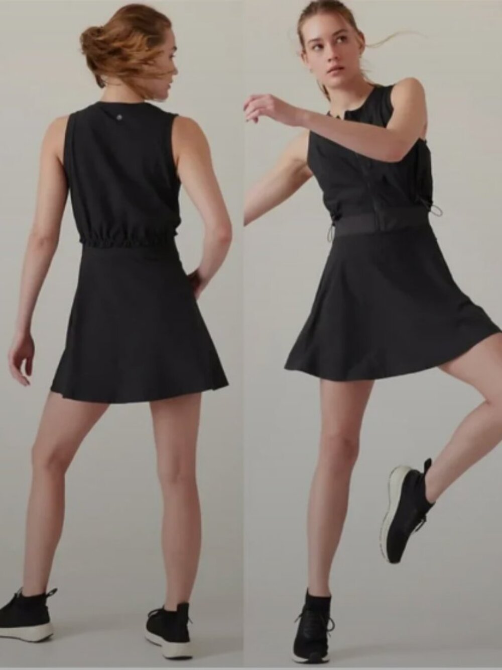 Athleta Venture Out Dress; EUC; Size 8; Black